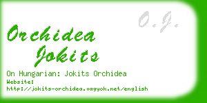 orchidea jokits business card